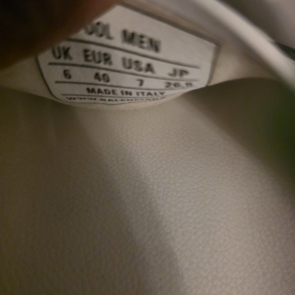Balenciaga White Logo Slide Sandals - Picture 4 of 6